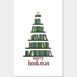 Bookmas tree (christmas) Posters and Art